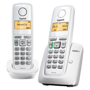 تلفن بیسیم گیگاست A220A Duo                          Gigaset A220A Duo Cordless Phone