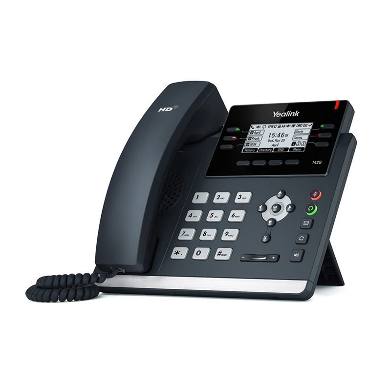 تلفن تحت شبکه یالینک SIP-T42G                          Yealink SIP-T42G IP Phone