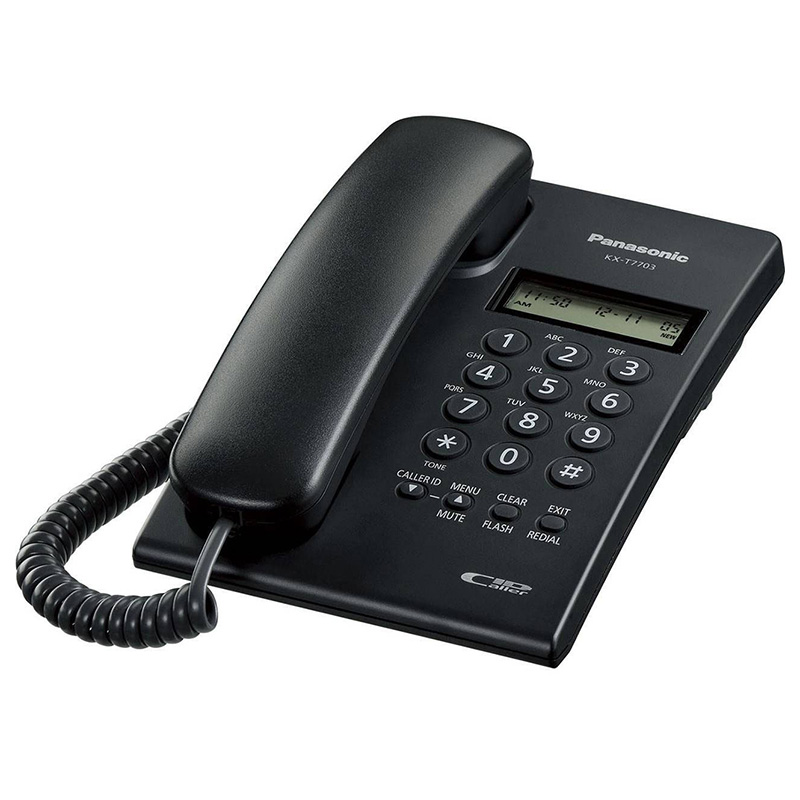 تلفن رومیزی پاناسونیک KX-T7703X                          Panasonic KX-T7703X Corded Phone