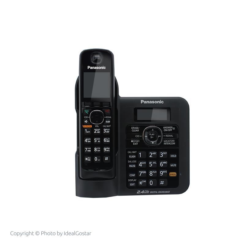 تلفن بی سیم پاناسونیک KX-TG3821BX                          Panasonic KX-TG3821BX Cordless Phone