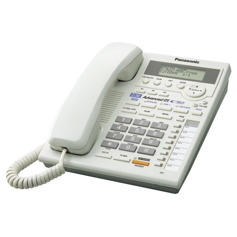 تلفن دو خط پاناسونیک KX-TS3282BX                          Panasonic KX-TS3282BX Corded Phone