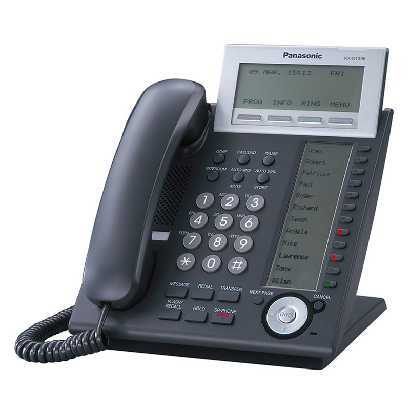 تلفن سانترال تحت شبکه پاناسونیک KX-NT366                          Panasonic KX-NT366 IP phone