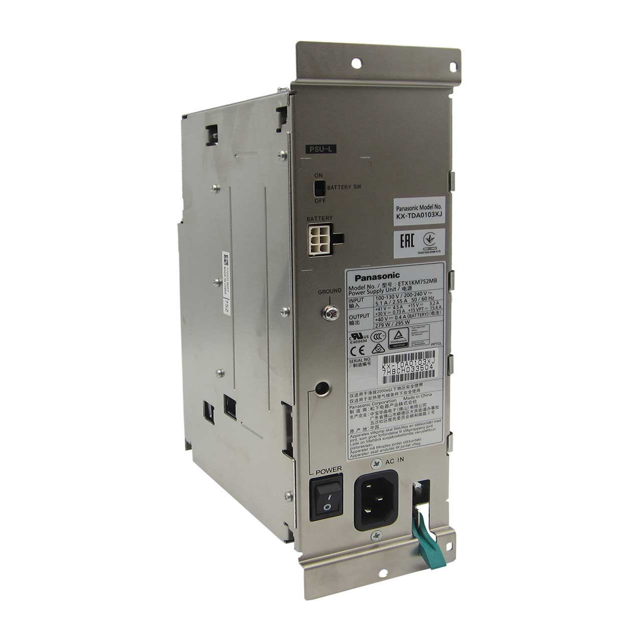 پاور سانترال پاناسونیک KX-TDA0103                          Panasonic KX-TDA0103 L-Type Power Supply